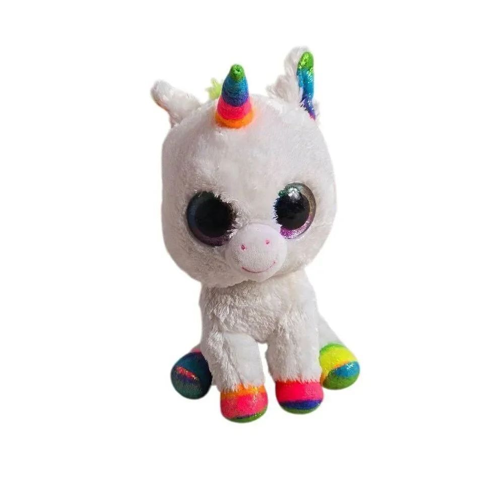 Ty Silk Pixy Rainbow Unicorn 11"